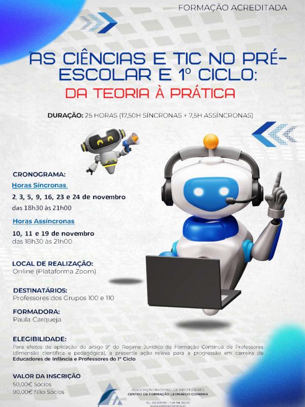 As Ciências e TIC no Pre-Escolar  e 1º Ciclo